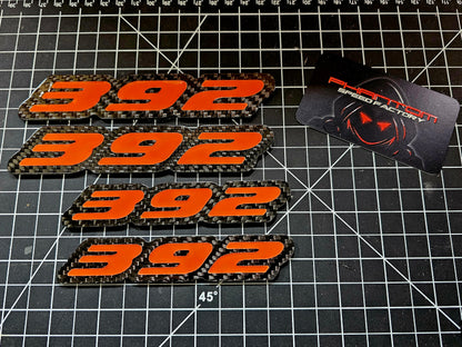 392 Carbon Fiber Quick Ship Badges