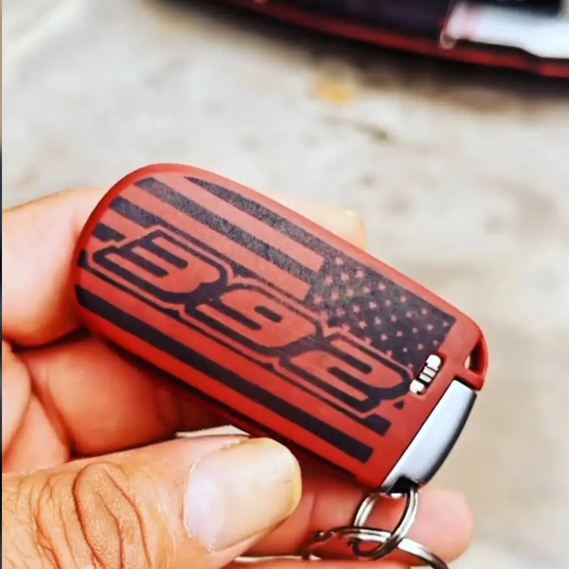 392 American Flag Key Fob Shell