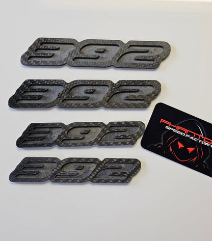 392 Carbon Fiber Quick Ship Badges